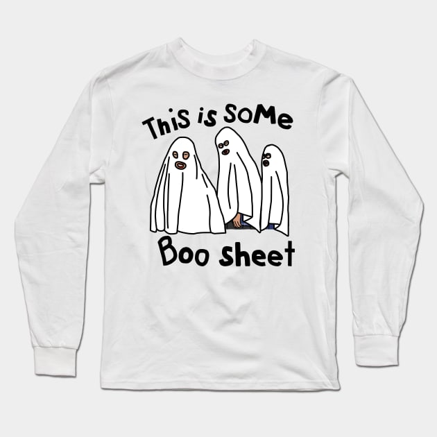 Halloween Distracted Boyfriend Meme This is Some Boo Sheet Long Sleeve T-Shirt by ellenhenryart